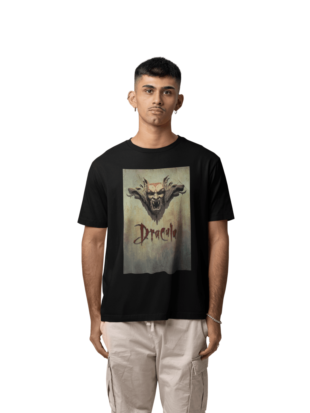 Playera Hombre Algodón Drácula Películas Terror Beloma