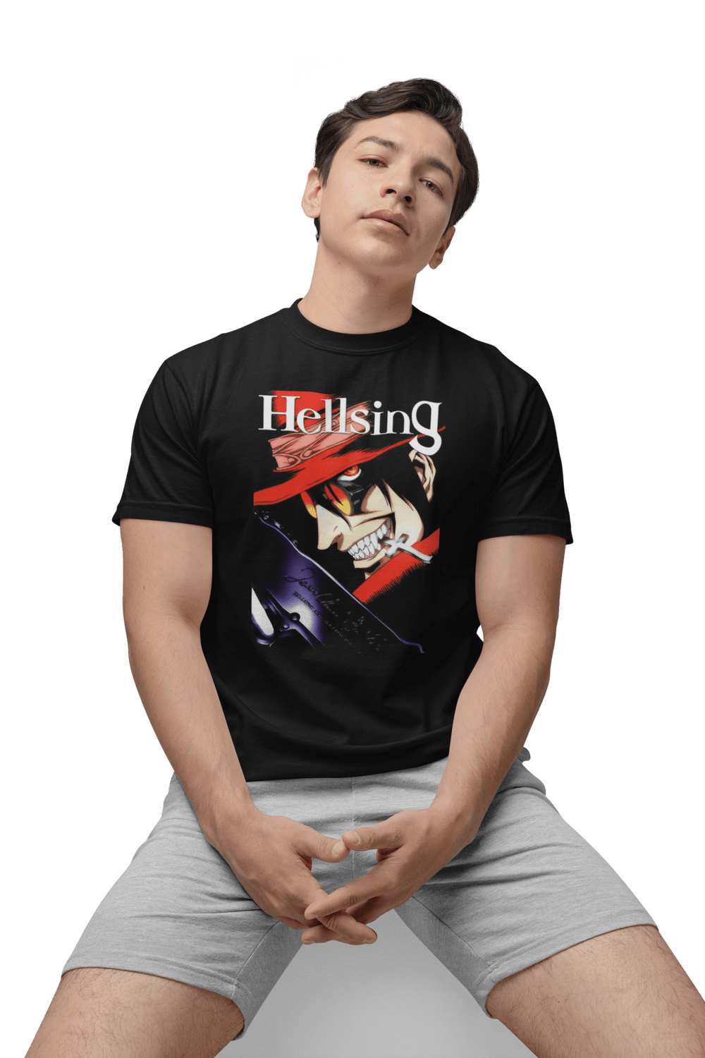 Playera Anime Hombre Algodon Hellsing Alucard Beloma
