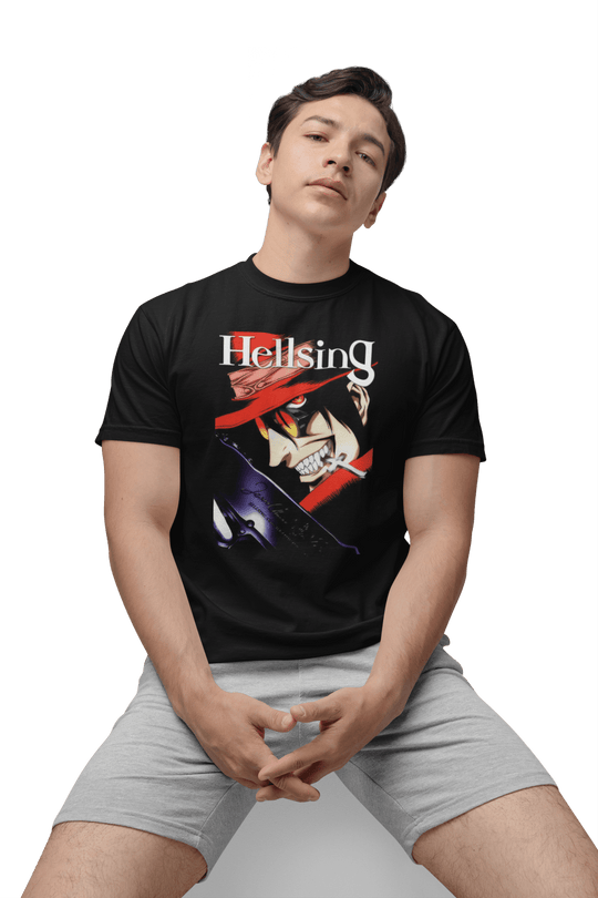 Playera Anime Hombre Algodon Hellsing Alucard Beloma
