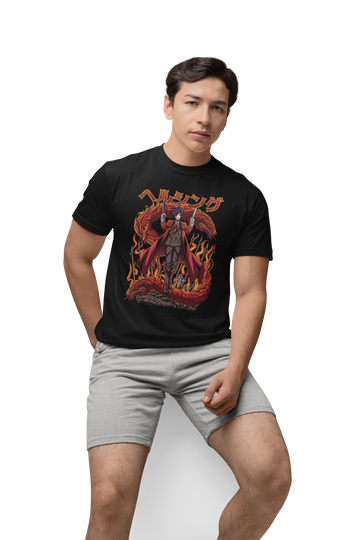 Playera Anime Hombre Algodon Hellsing Beloma