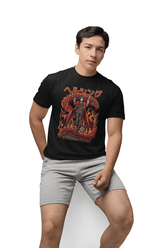 Playera Anime Hombre Algodon Hellsing Beloma
