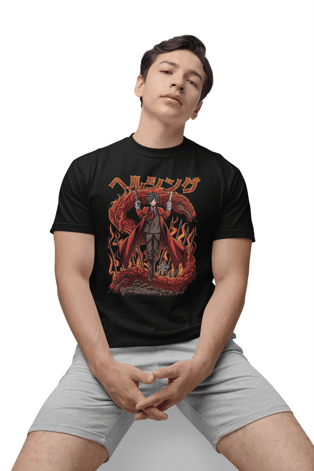 Playera Anime Hombre Algodon Hellsing Beloma