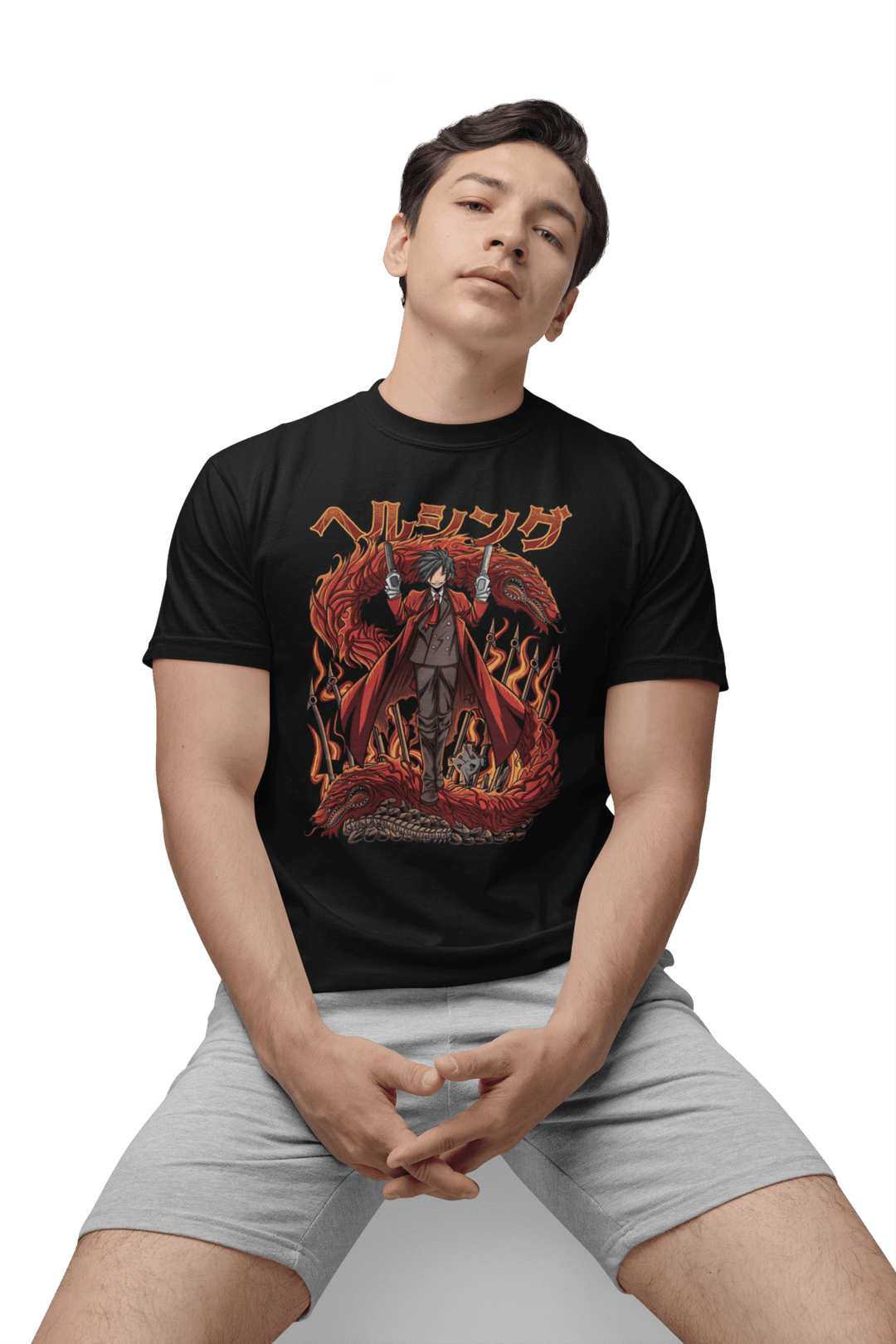 Playera Anime Hombre Algodon Hellsing Beloma