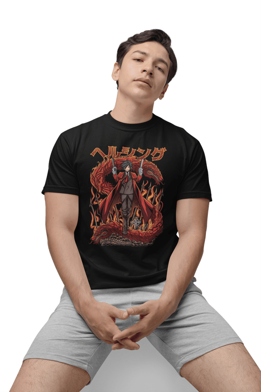 Playera Anime Hombre Algodon Hellsing Beloma