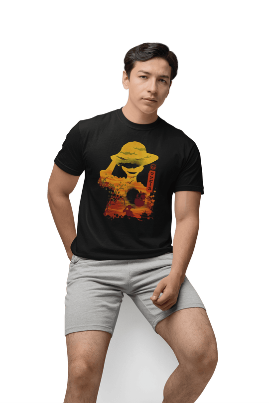 Playera Anime Hombre Algodon One Piece Luffy Beloma
