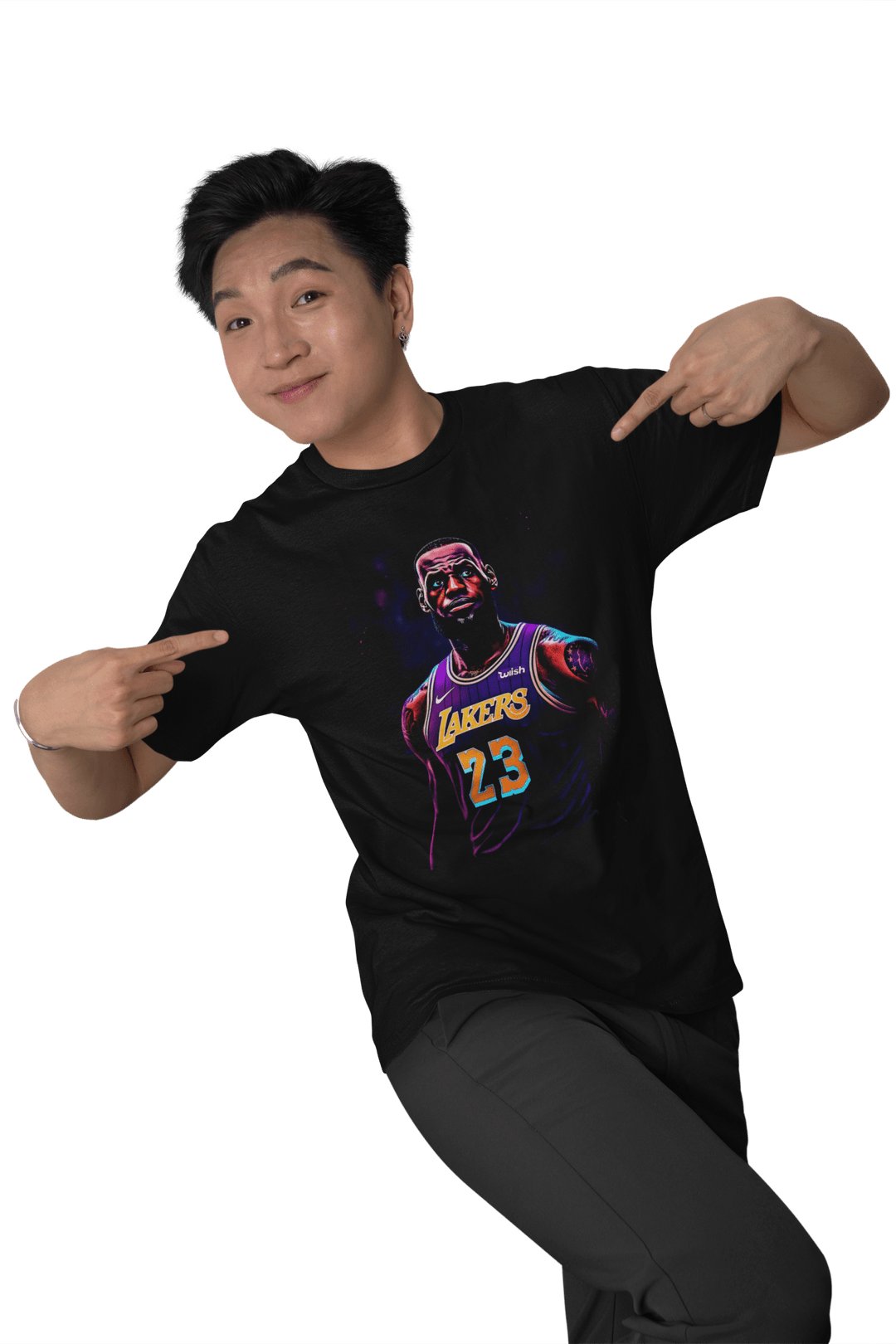 Playera Basquetbol Hombre Algodón King James LeBron Beloma