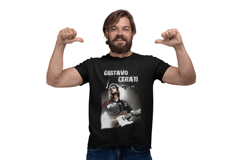 Playera Hombre Algodón Gustavo Cerati Música Beloma