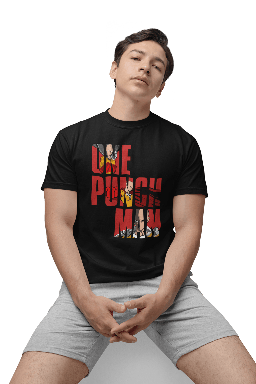 Playera Anime Hombre One Punch Man Saitama Heroe Beloma