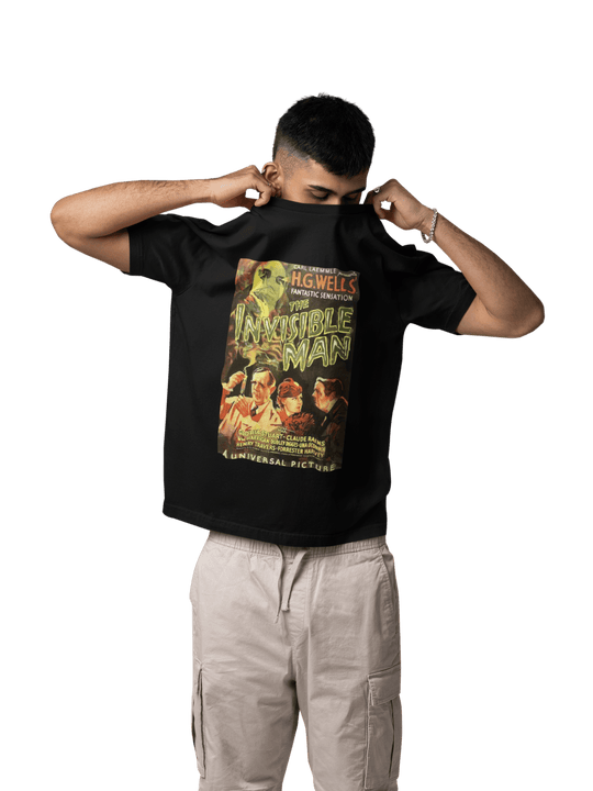Playera Hombre Algodón The Invisable Man Poster Película Terror Beloma