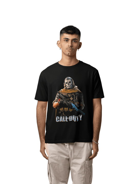 Playera Hombre Algodon Call Of Duty Ghost Videojuegos Beloma