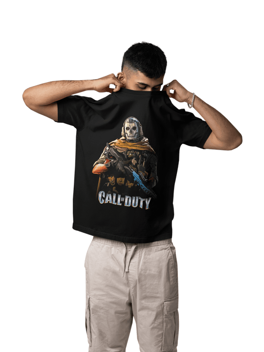 Playera Hombre Algodon Call Of Duty Ghost Videojuegos Beloma