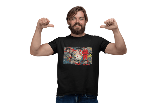 Playera Anime Hombre Algodon Akira Beloma