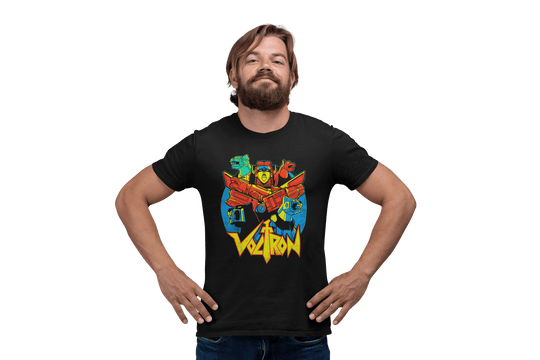 Playera Anime Hombre Algodon Voltron Mecha Robots Giants Beloma