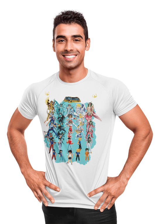 Playera Anime Hombre Algodon Caballeros del Zodiaco Beloma