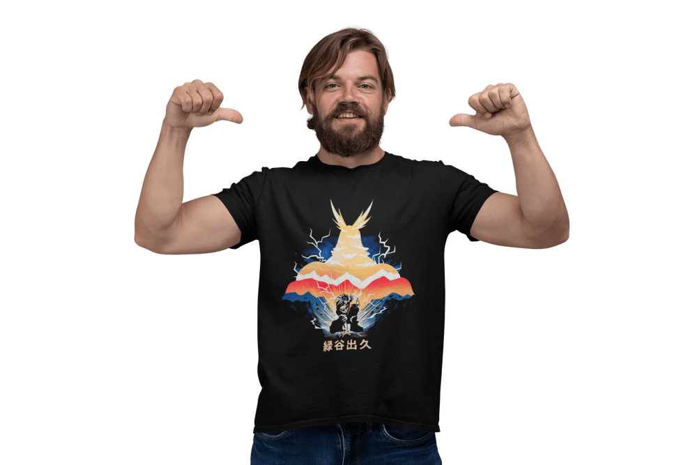 Playera Anime Hombre Algodon My Hero Academia Almighty Deku Beloma