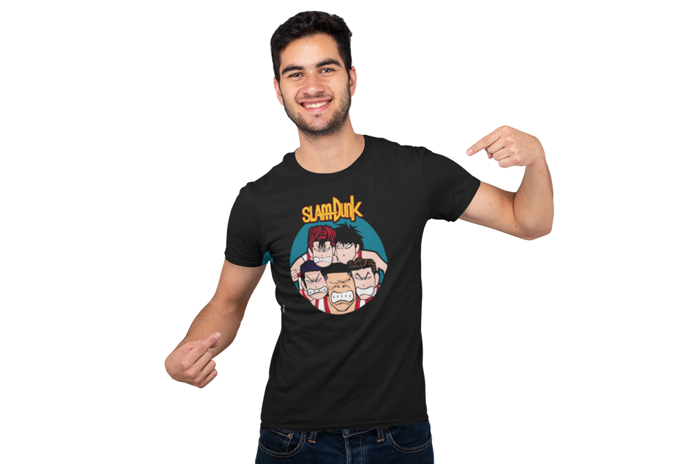 Playera Anime Hombre Slam Dunk Sakuragi Basquet Deporte Beloma