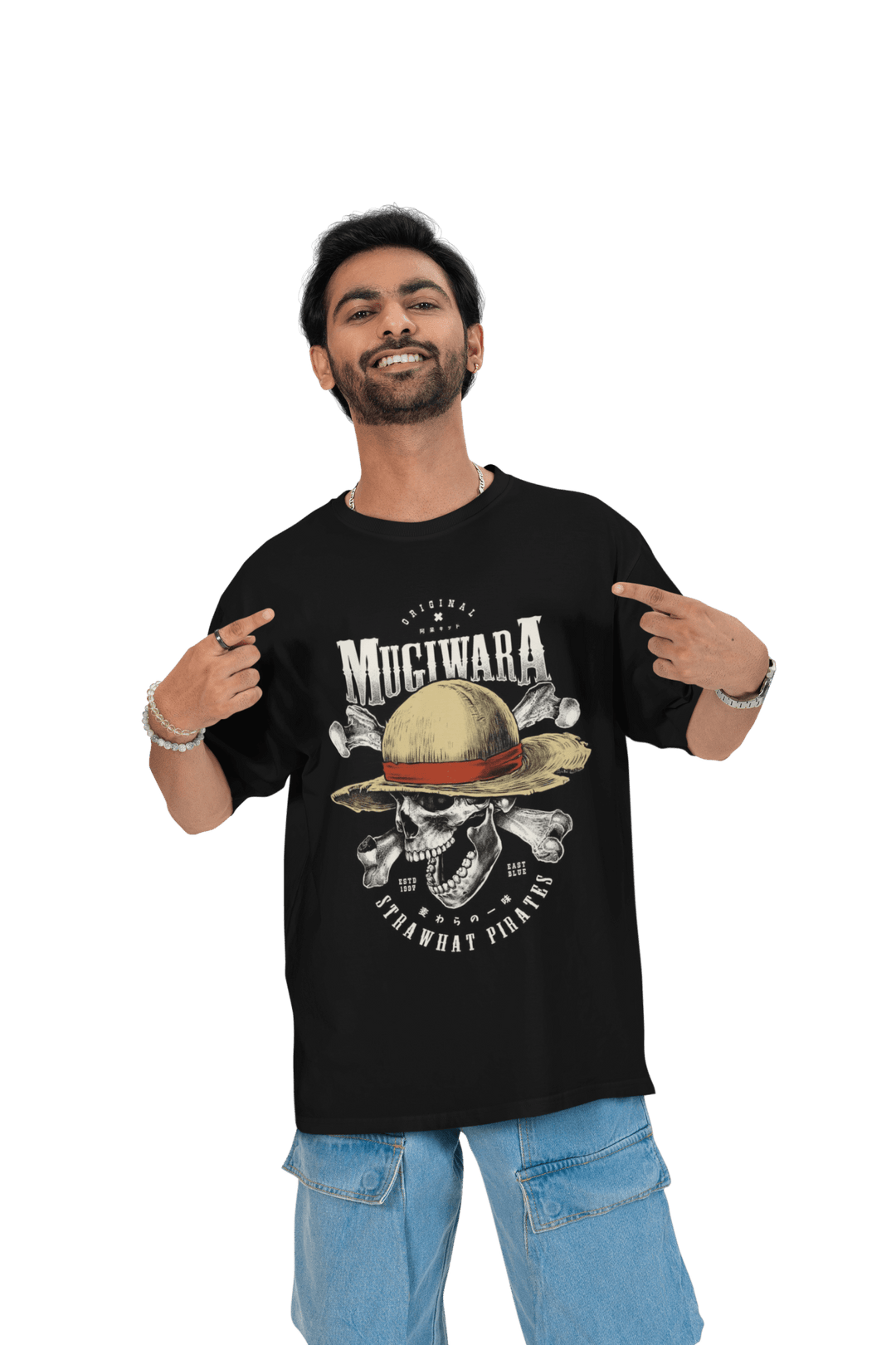 Playera Anime Hombre Algodon One Piece Mugiwara Beloma