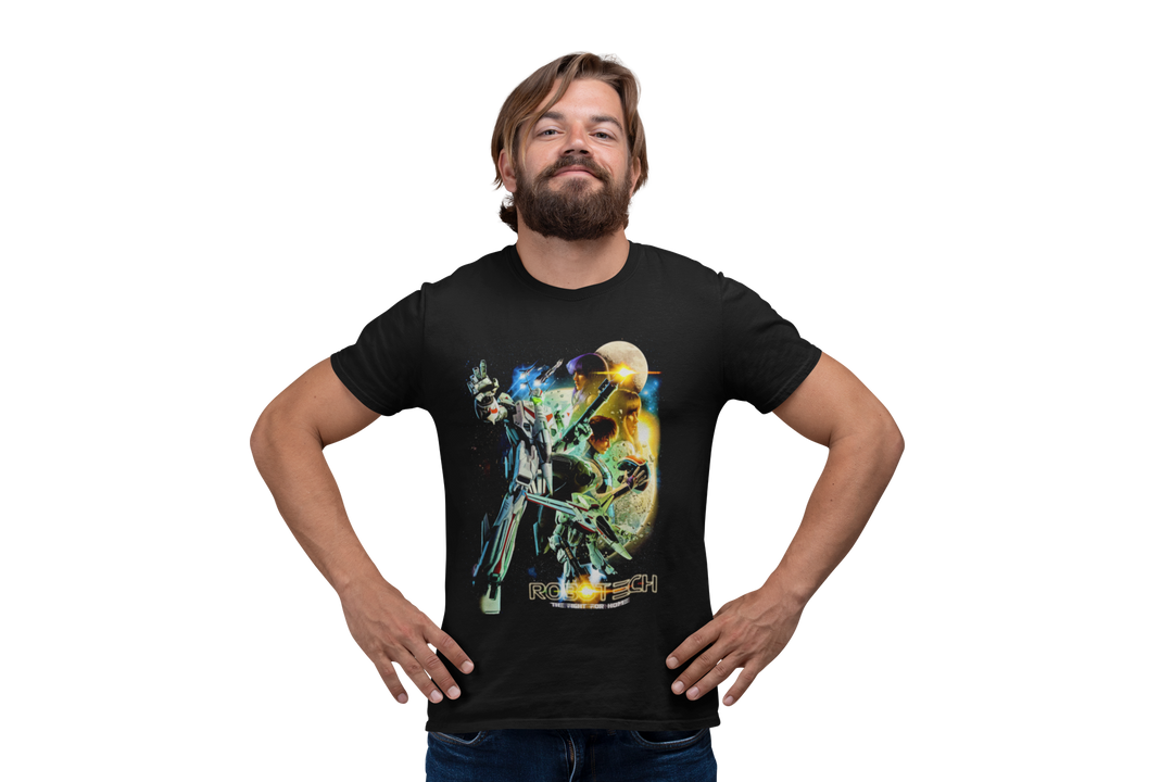 Playera Anime Hombre Robotech Robot Mecha Retro Beloma