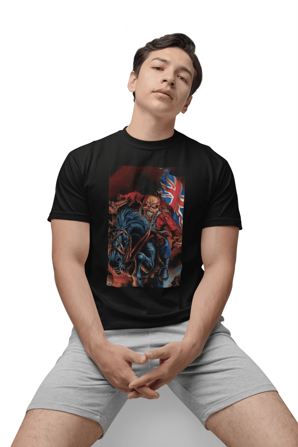 Playera Hombre Algodón Iron Maiden - Eddy Rock Música Beloma