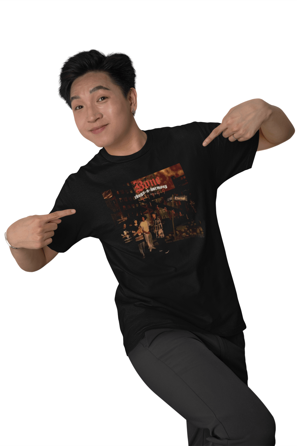 Playera Hombre Algodón Bones Thugs N Harmony Rapero Música Beloma