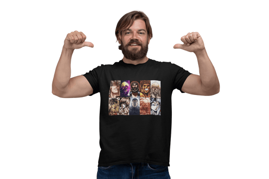 Playera Anime Hombre Algodon Kengan Ashura Artes Marciales Beloma