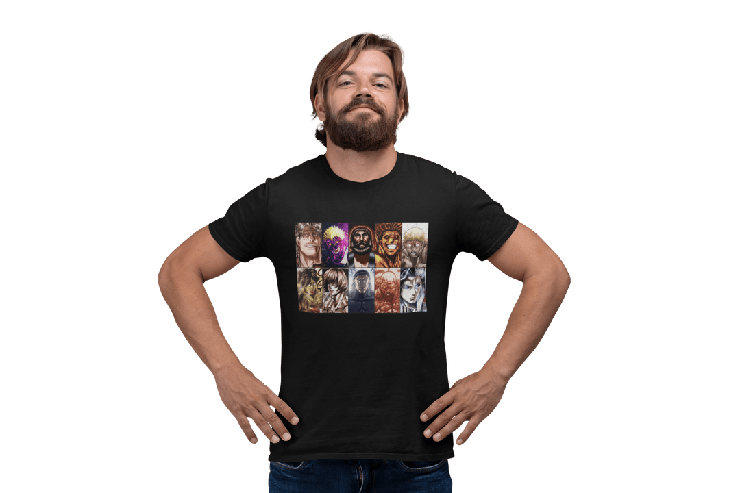 Playera Anime Hombre Algodon Kengan Ashura Artes Marciales Beloma