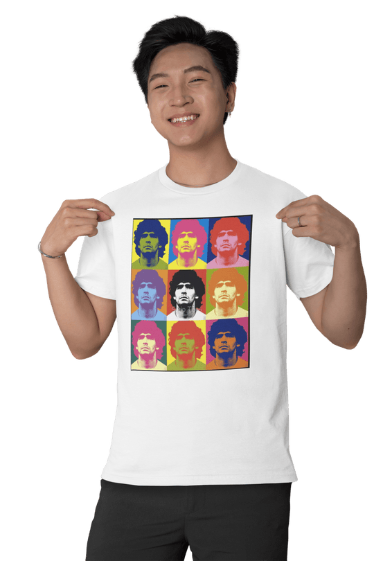 Playera Fútbol Hombre Algodón Maradona Argentina Beloma