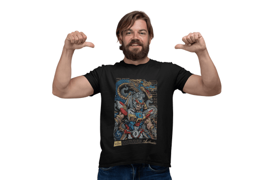 Playera Anime Hombre Algodon Serie Gundam Robot Mecha Beloma