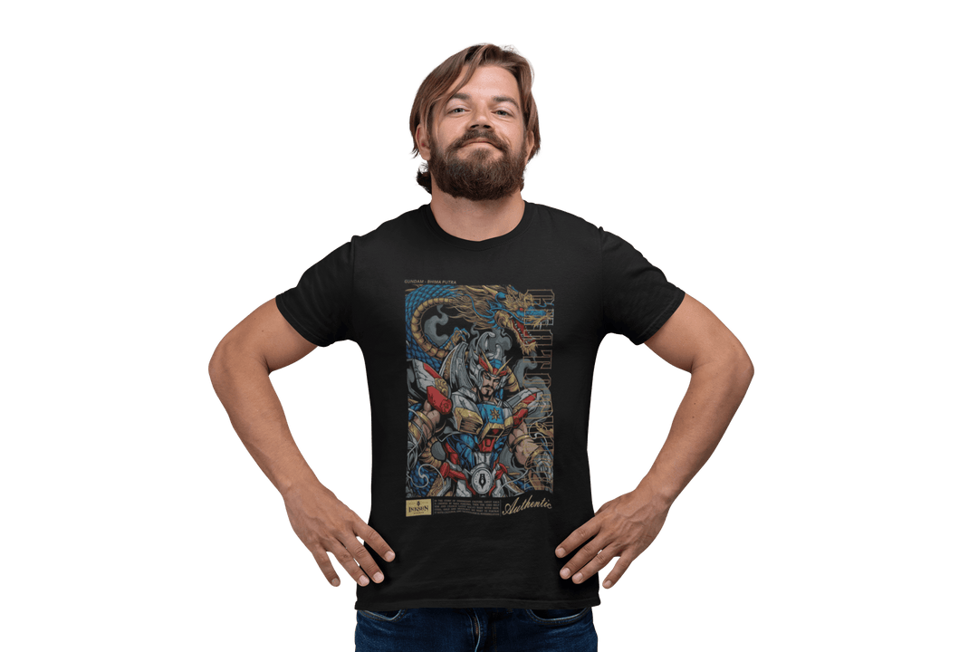Playera Anime Hombre Algodon Serie Gundam Robot Mecha Beloma