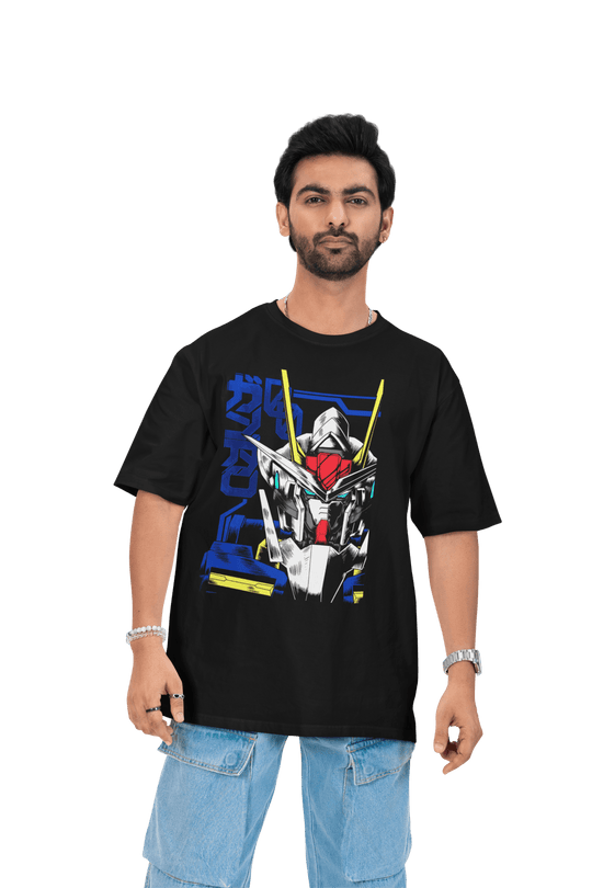 Playera Anime Hombre Algodon Serie Gundam Robot Mecha Beloma