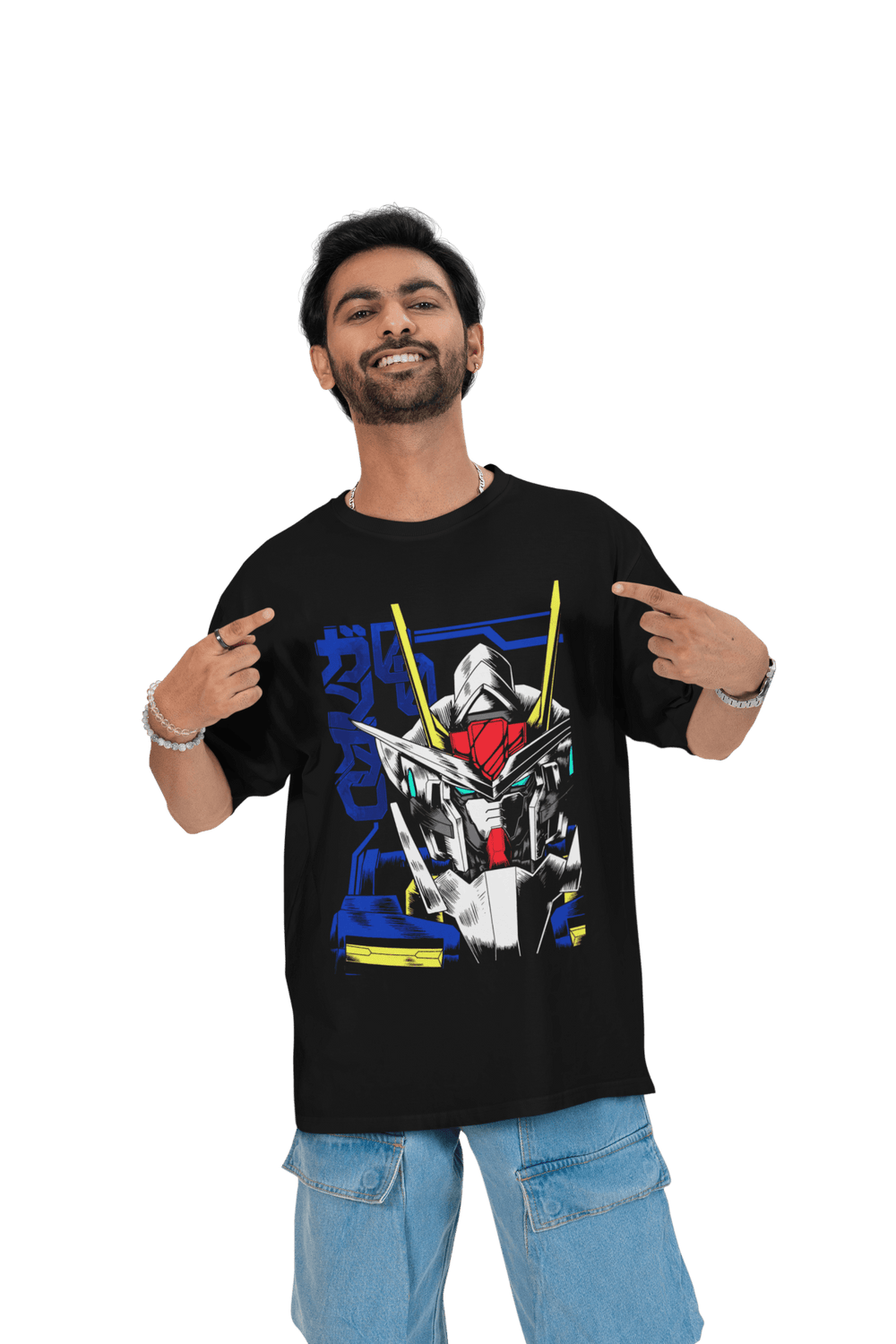 Playera Anime Hombre Algodon Serie Gundam Robot Mecha Beloma