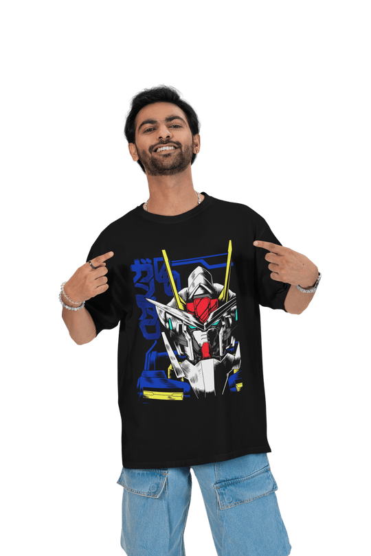 Playera Anime Hombre Algodon Serie Gundam Robot Mecha Beloma