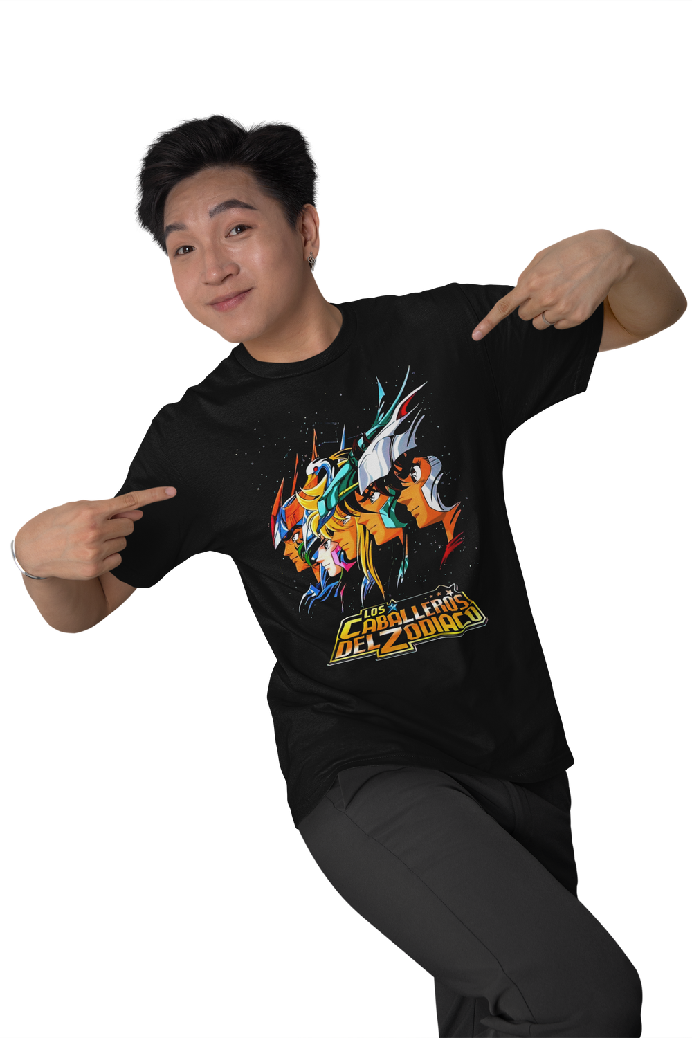 Playera Anime Hombre Algodon Caballeros del Zodiaco Beloma