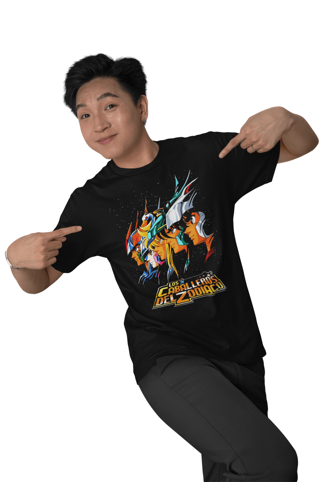 Playera Anime Hombre Algodon Caballeros del Zodiaco Beloma