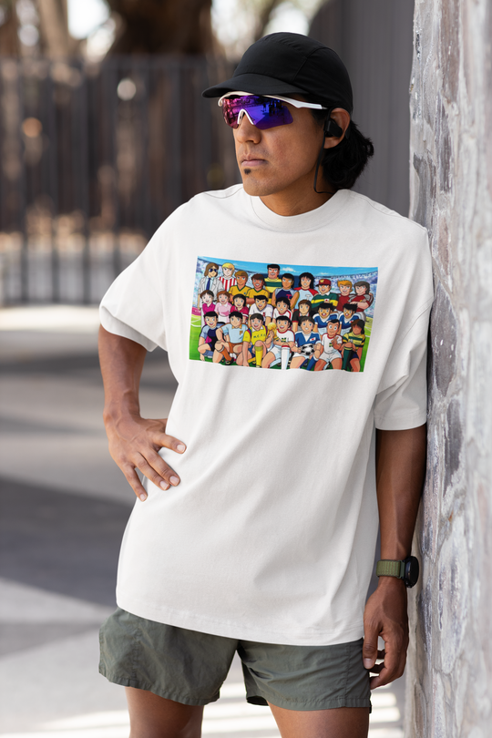Playera Anime Hombre Super Campeones - Equipo Futbol Beloma