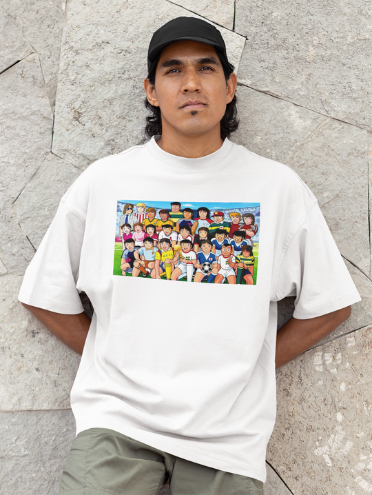 Playera Anime Hombre Super Campeones - Equipo Futbol Beloma