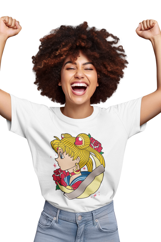 Playera Anime Mujer Sailor Moon Magia Poder Lunar Beloma