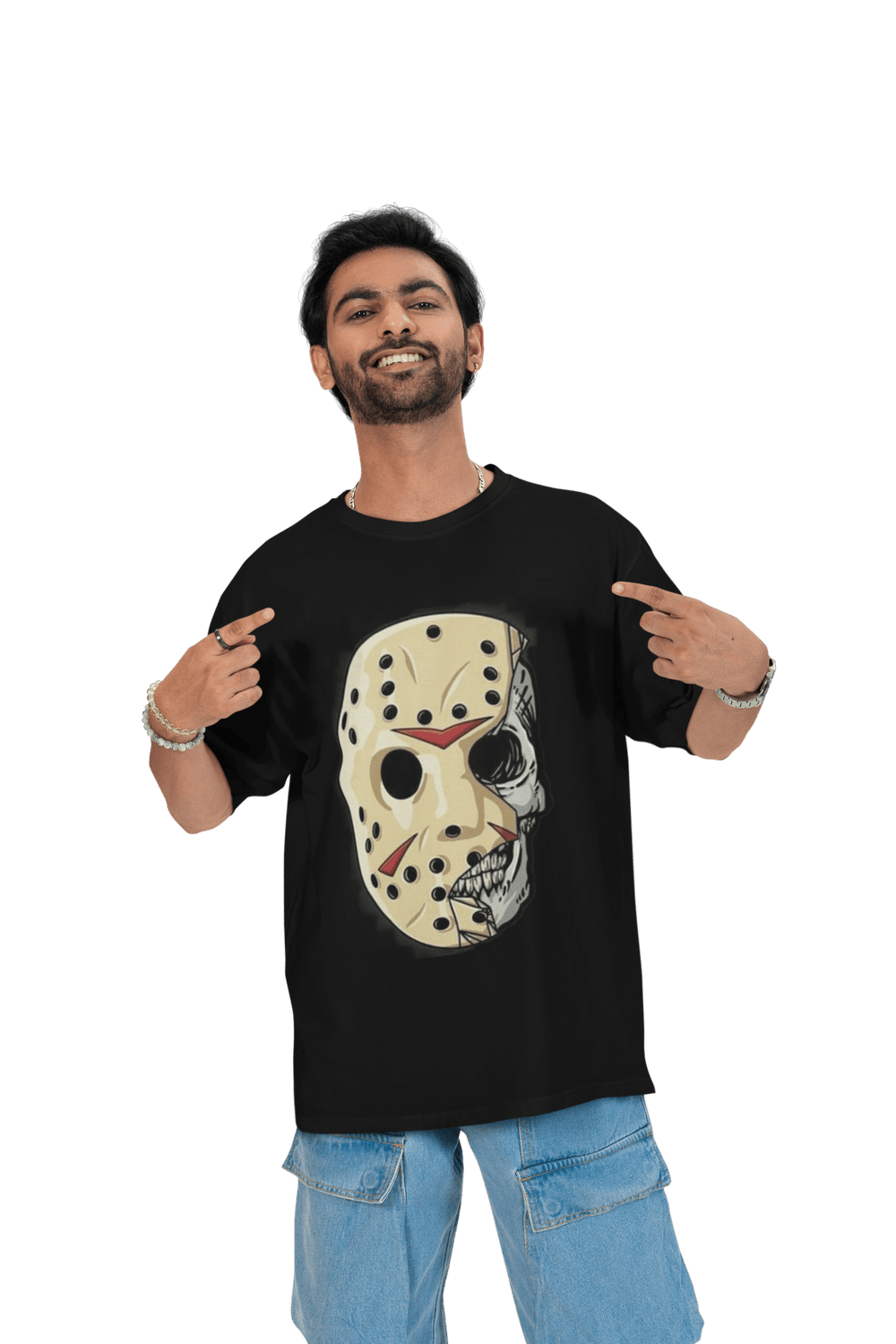 Playera Hombre Algodón Jason Viernes 13 Mask Películas Terror Beloma
