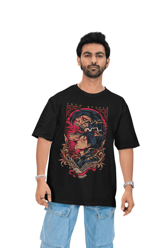 Playera Anime Hombre Algodon Attack On Titan Eren Jaeger Beloma