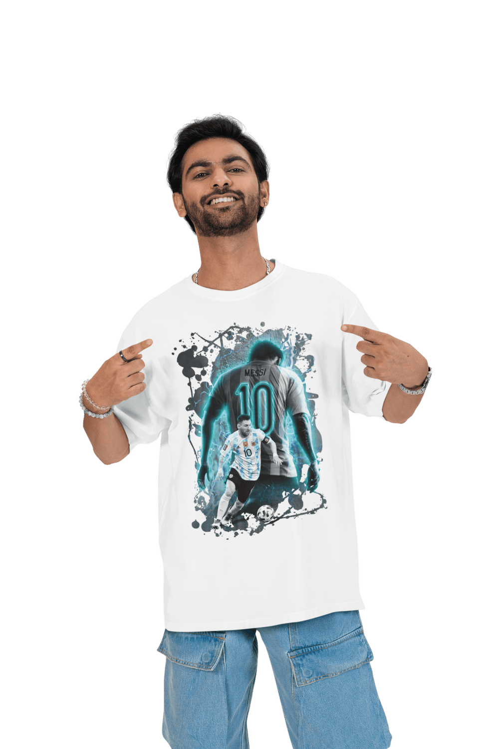 Playera Fútbol Hombre Algodón Messi - El 10