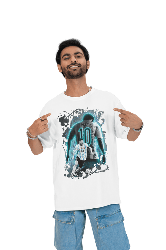 Playera Fútbol Hombre Algodón Messi - El 10