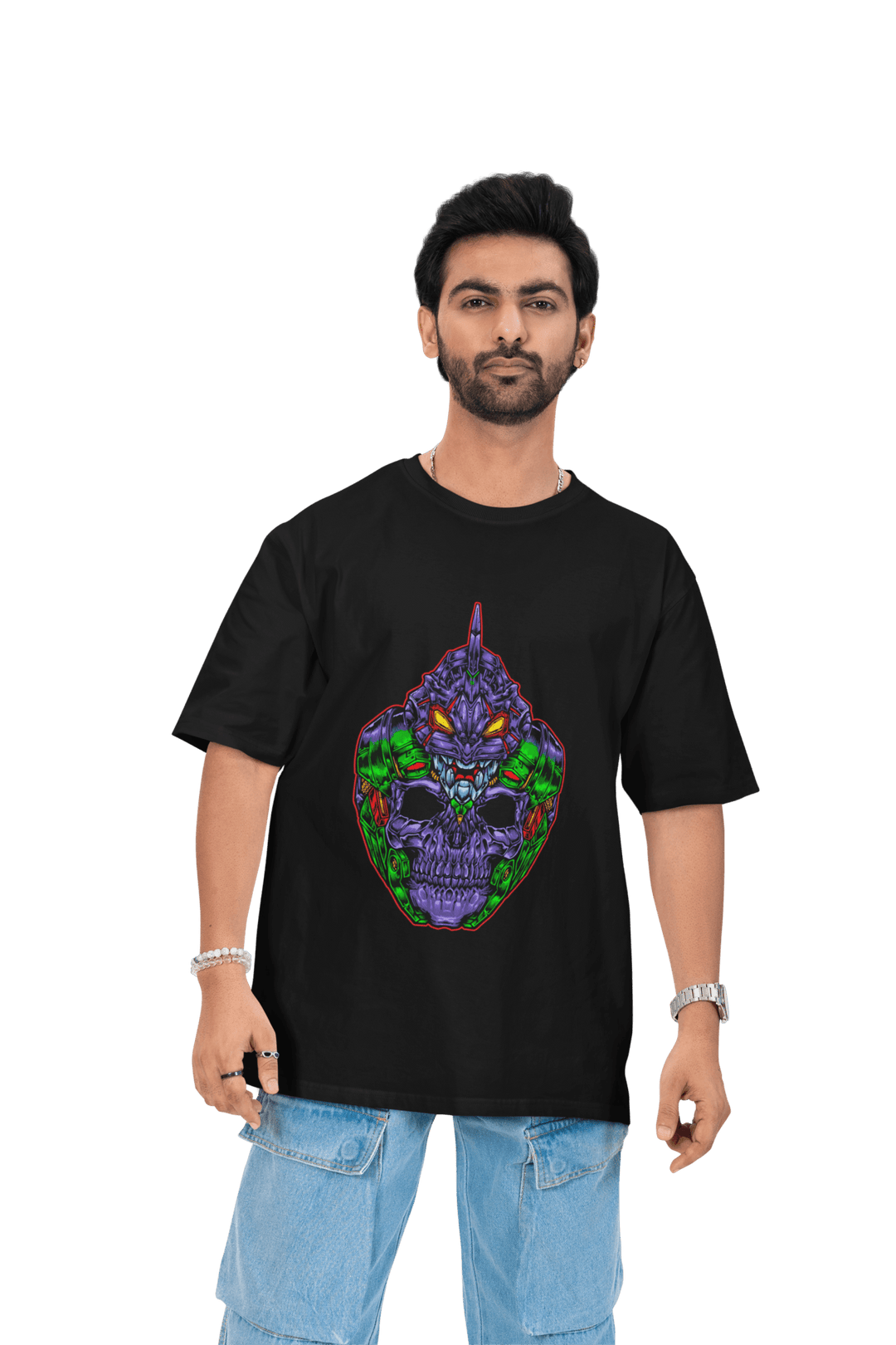 Playera Anime Hombre Algodon Evangelion Mecha Shinji Beloma