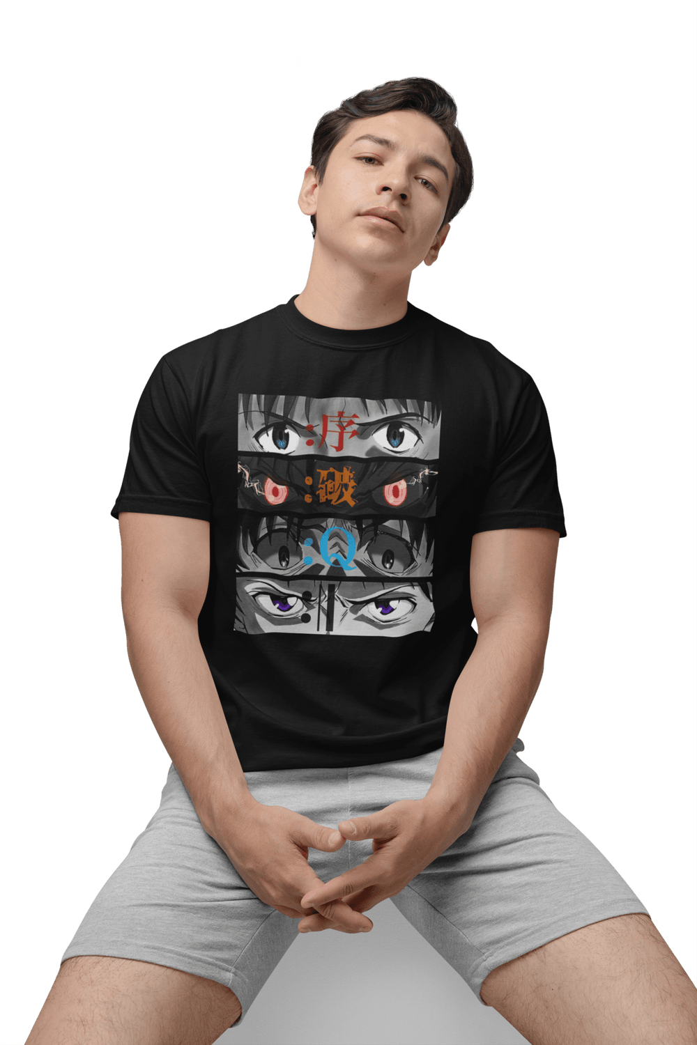 Playera Anime Hombre Algodon Evangelion Mecha Shinji Beloma