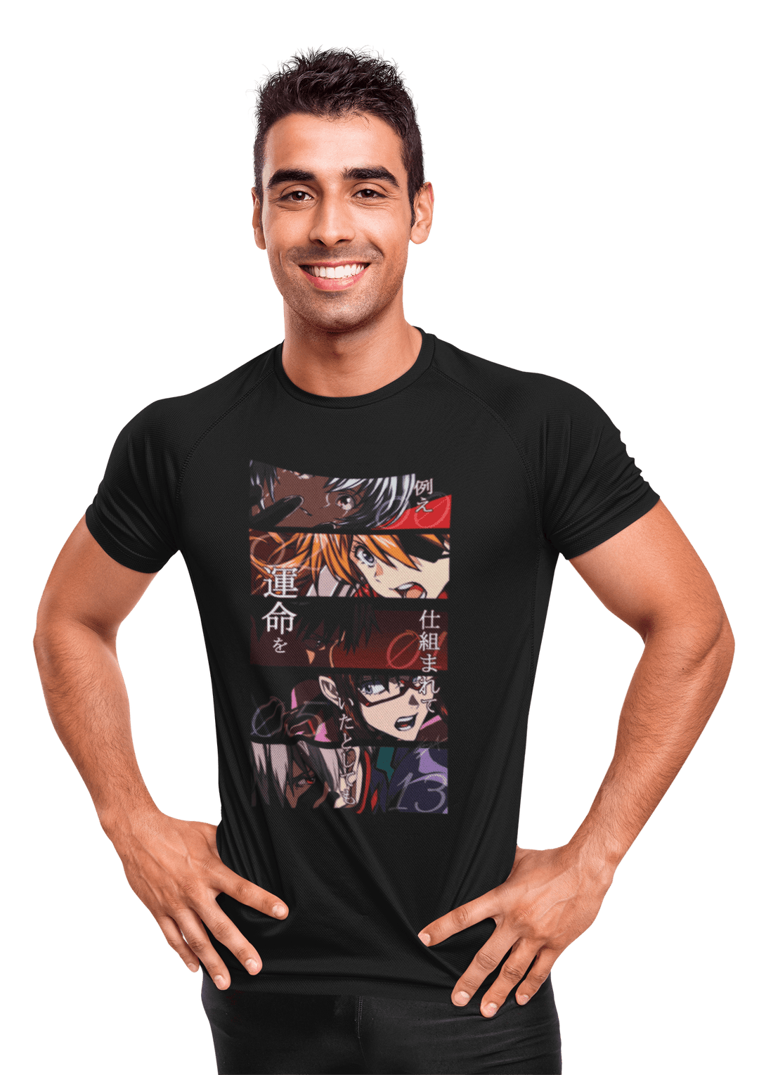 Playera Anime Hombre Algodon Evangelion Mecha Shinji Beloma