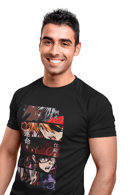 Playera Anime Hombre Algodon Evangelion Mecha Shinji Beloma