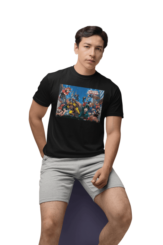Playera Anime Hombre Algodon My Hero Academia Heroes Beloma