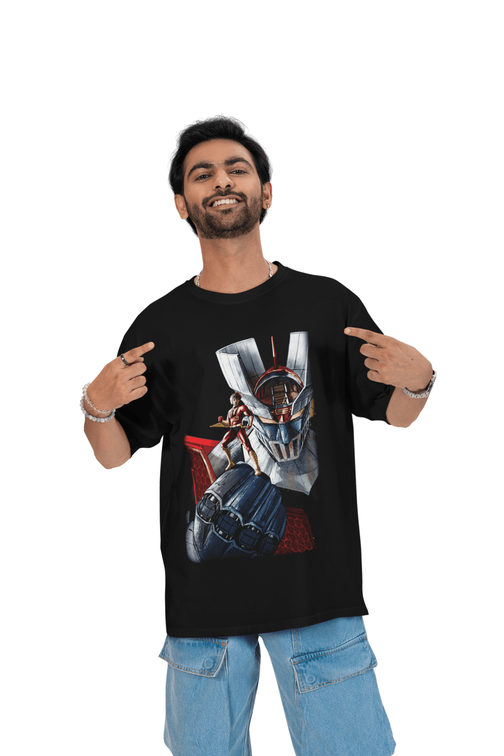 Playera Anime Hombre Algodon Mazinger Z Mecha Robots Beloma