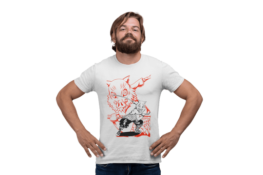 Playera Anime Hombre Algodon Demon Slayer Inosuke Hashibira Beloma