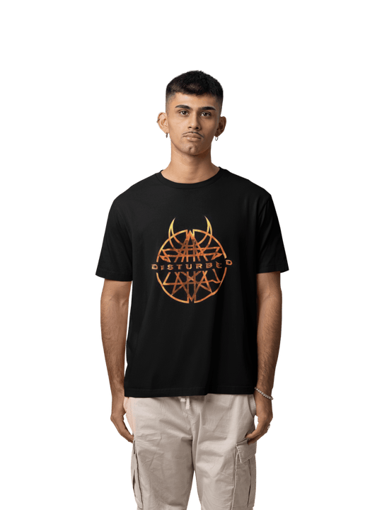 Playera Hombre Algodón Disturbed Rock Música Beloma
