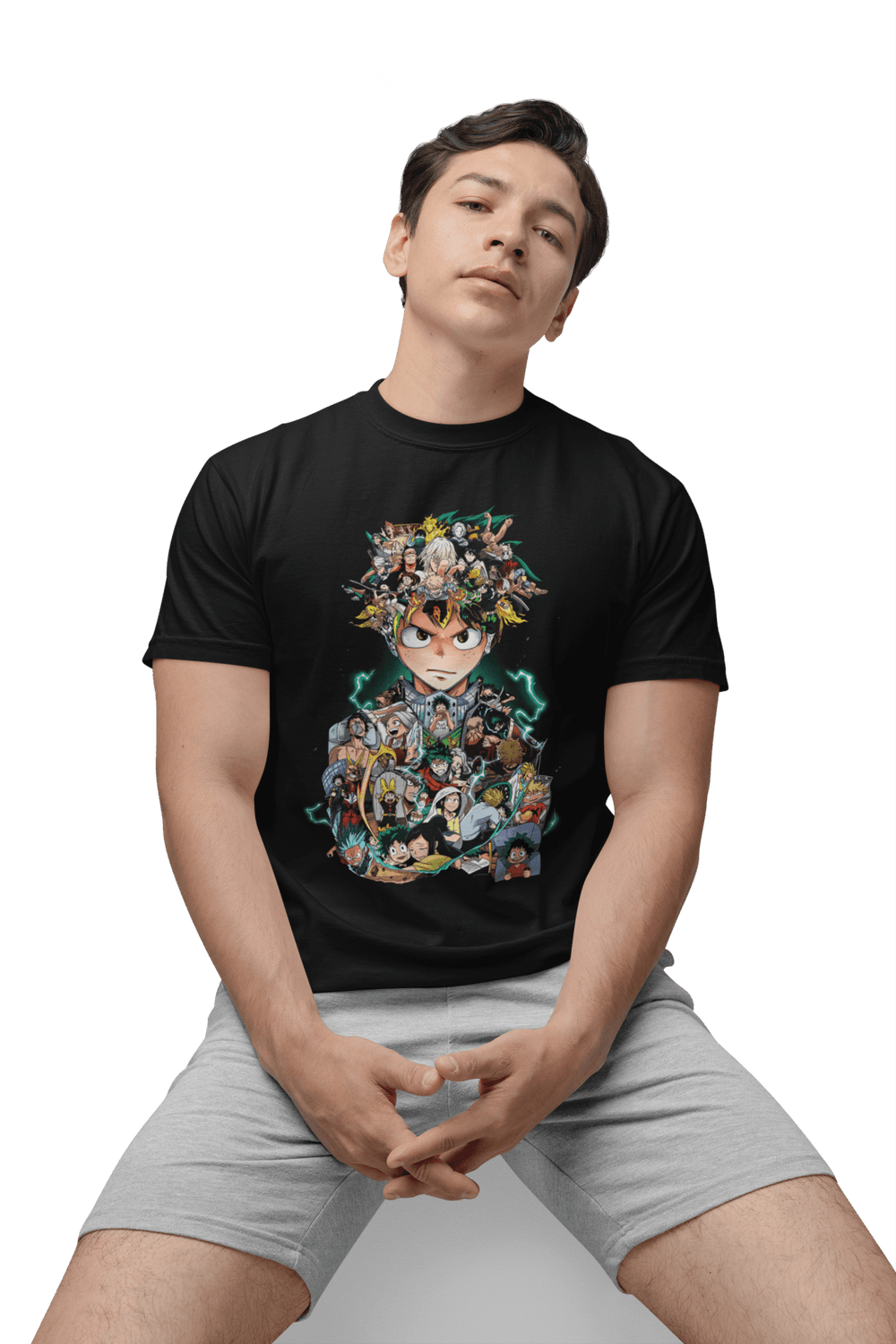 Playera Anime Hombre Algodon My Hero Academia Deku Beloma